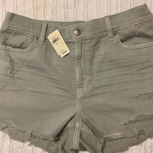 Aerie NEW Daydream Denim Gray Shorts Size Medium